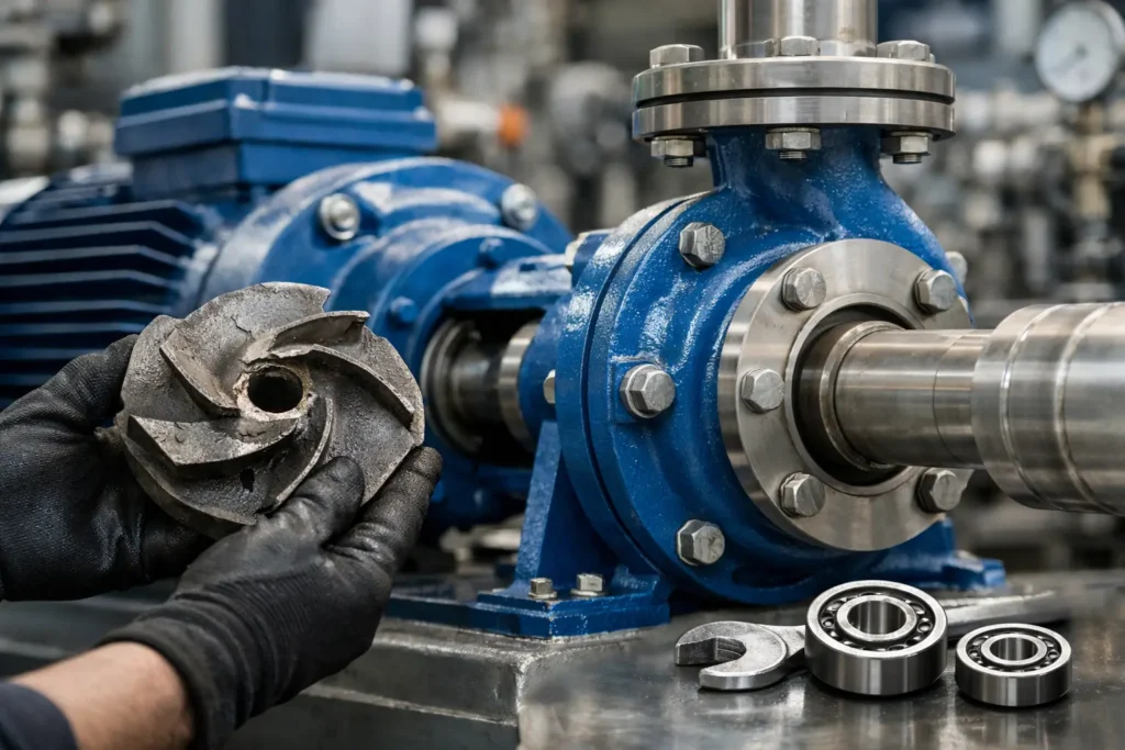 7 fallas en bombas centrífugas y su prevención