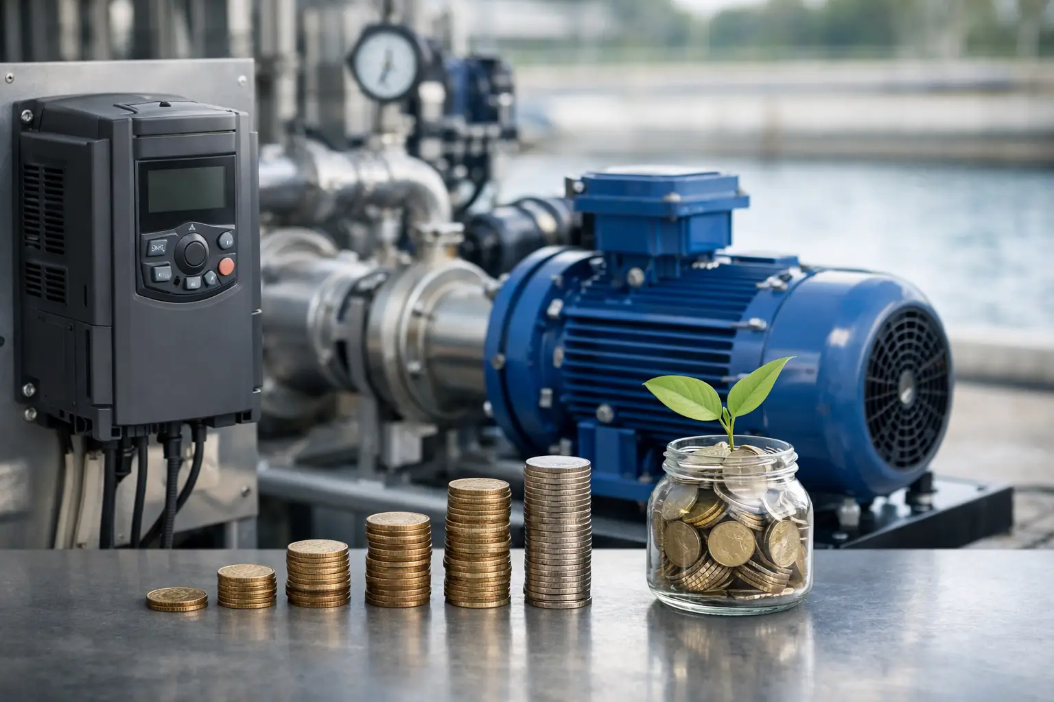 Ahorro real con variadores en bombas