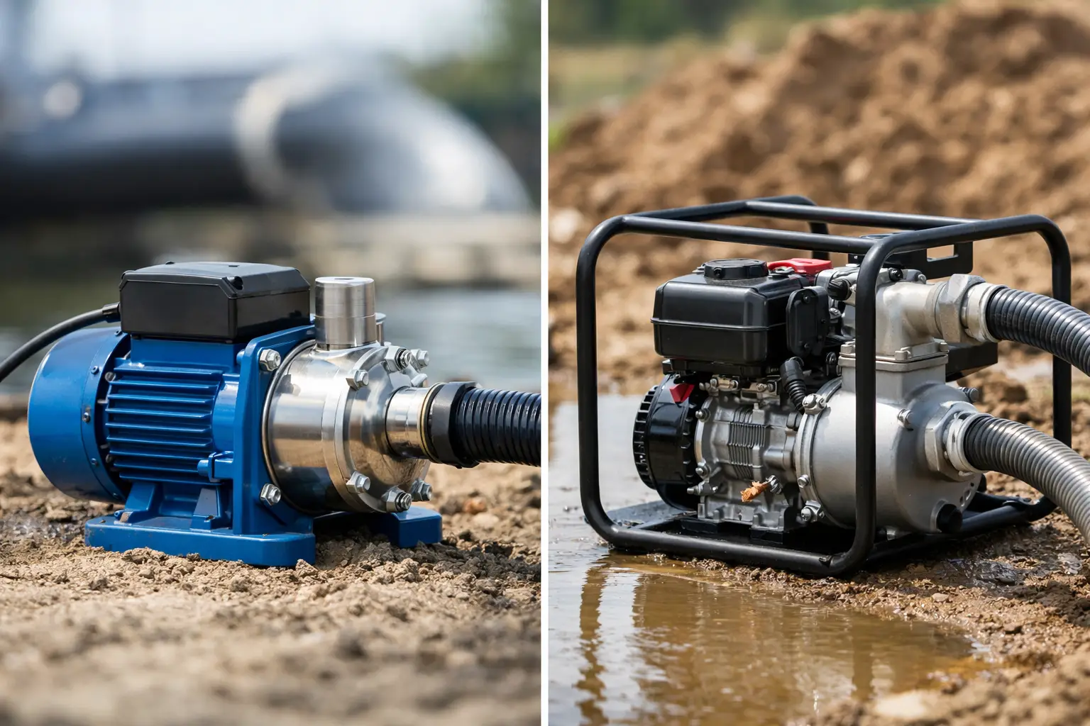 Bomba eléctrica vs bomba diésel: cuál conviene