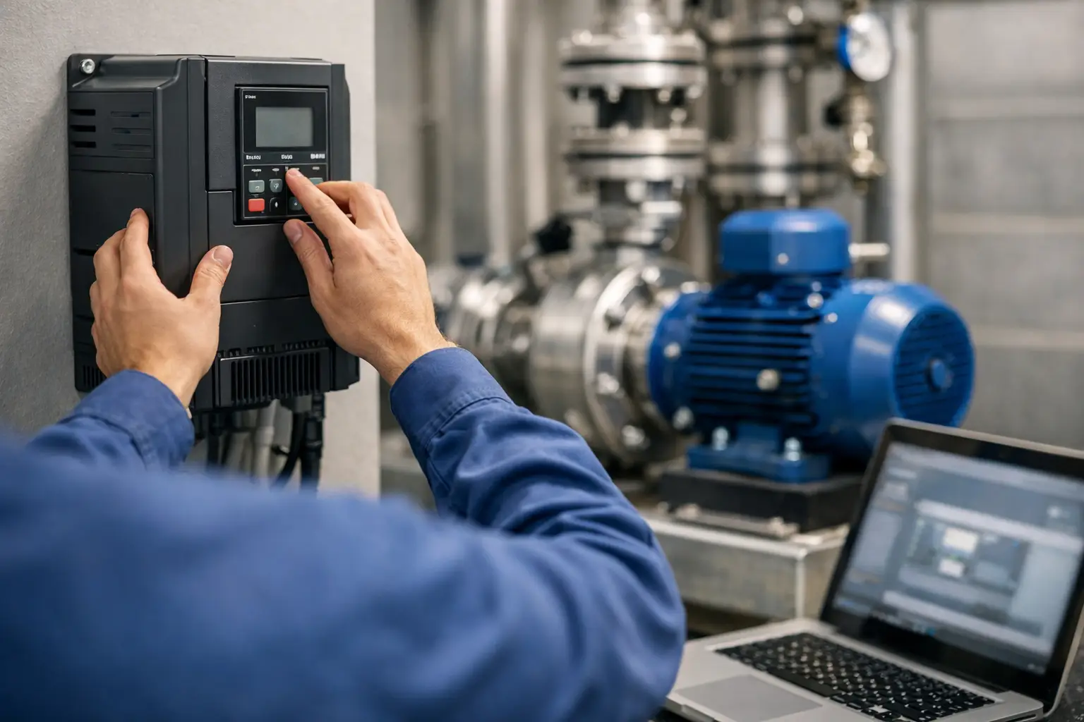 Cómo programar un variador de velocidad para bombas