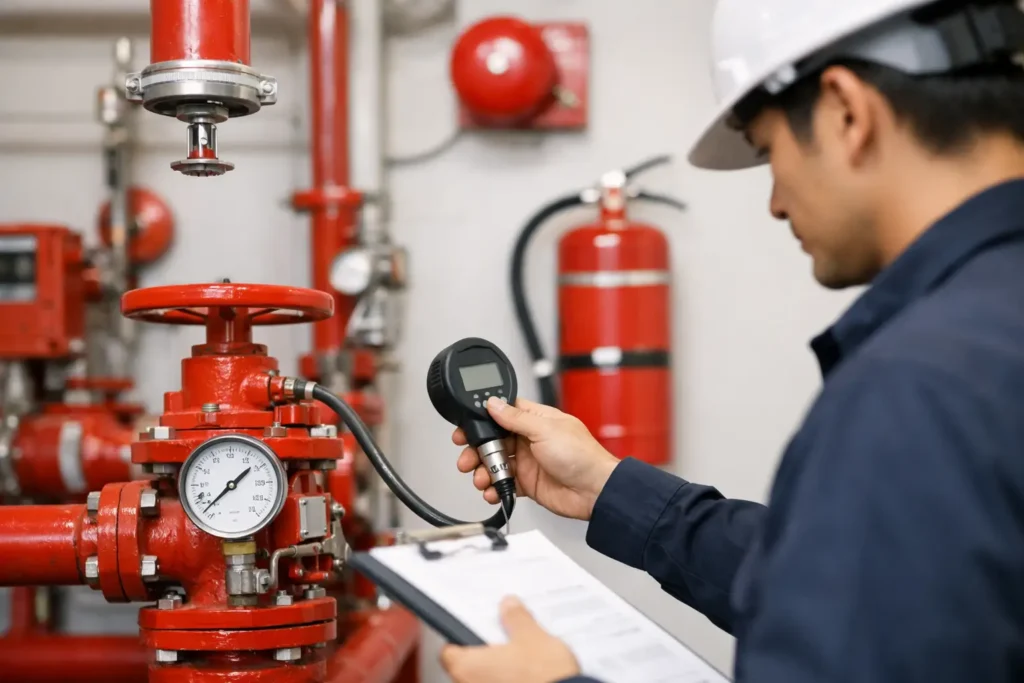 Mantenimiento de sistemas contra incendio