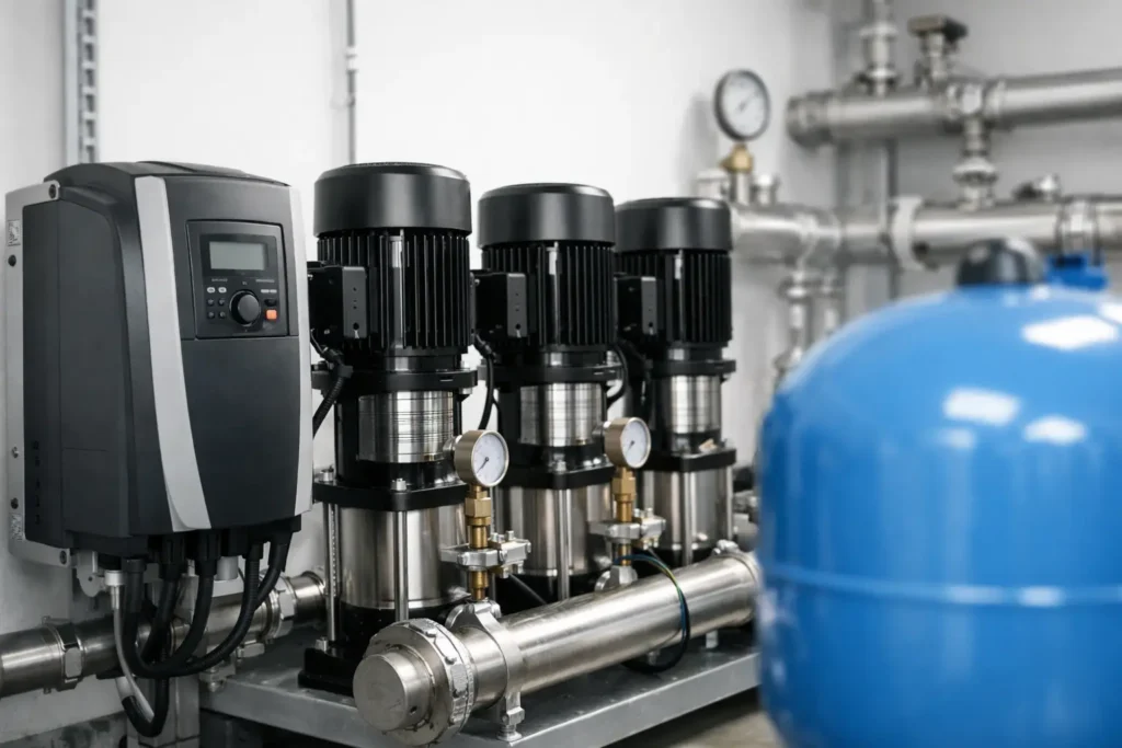 Sistema de presión constante con variador