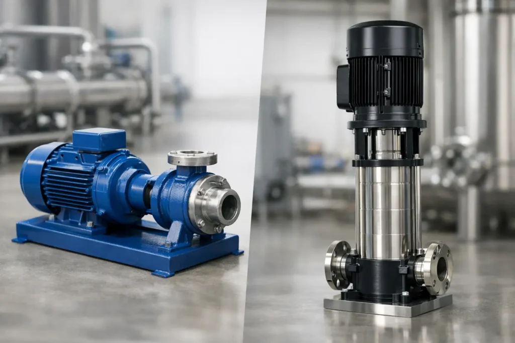 Bomba horizontal vs vertical: cuál conviene