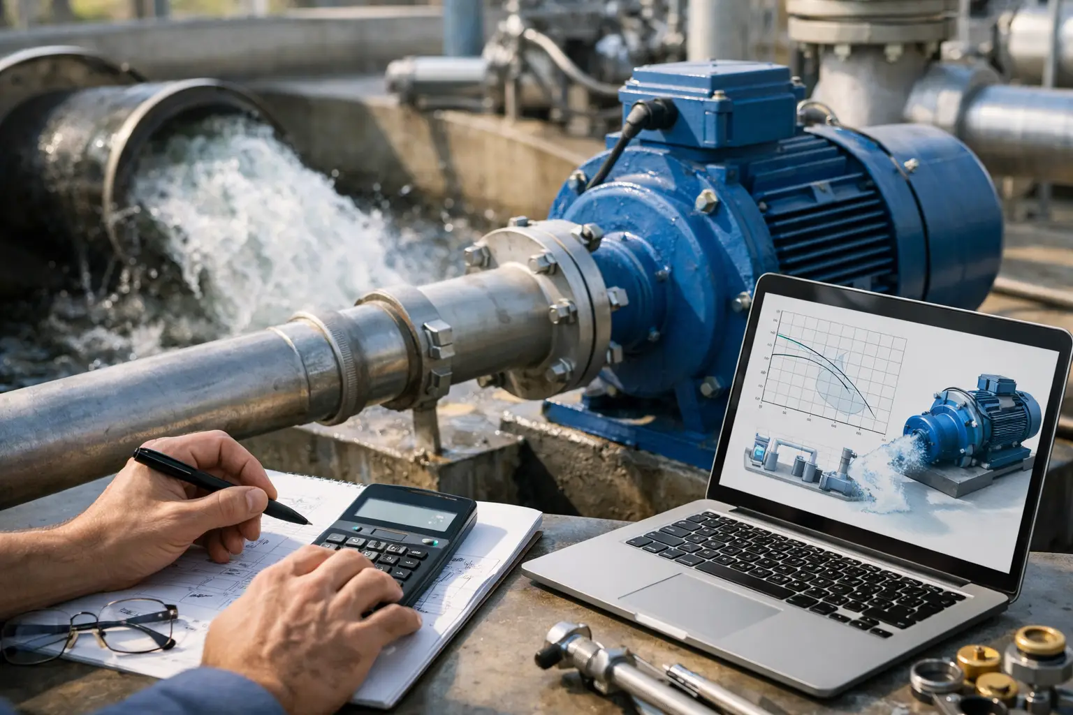 Cómo calcular potencia de bombeo